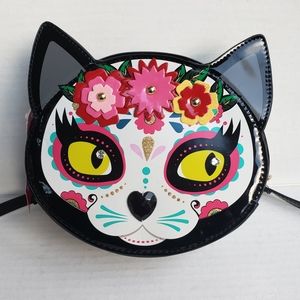 Betsey Johnson Halloween purse Sugar Skull Kitty
